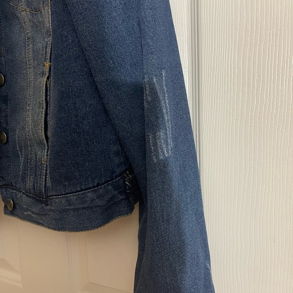 Ashley Vintage Charm Fur lined Jean Jacket. Women’s Medium - Picture 8 of 15